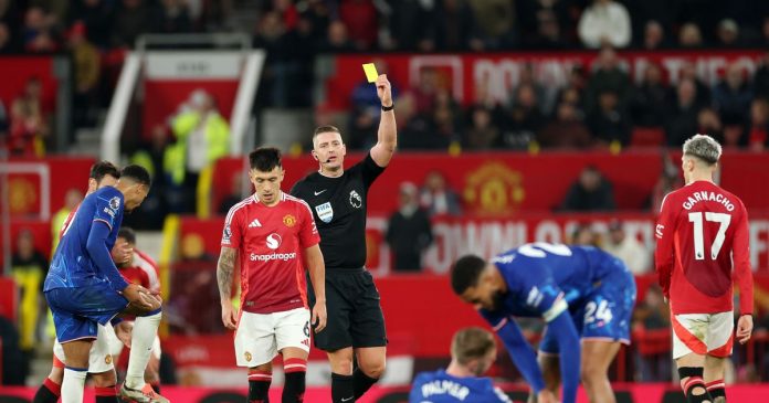 Lisandro Martinez was 'very lucky' not to be sent off for lunge on Cole Palmer, says Gary Neville... and even Roy Keane admits it was a 'nasty challenge'