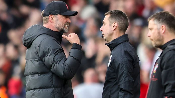 Premier League ref David Coote suspended over Jürgen Klopp outburst