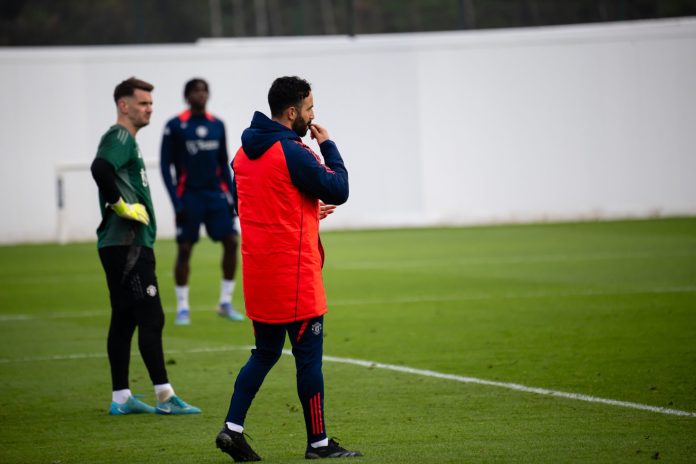 Ruben Amorim oversees first Man United training,prepares the team ahead of his Man united debut game against Ipswich