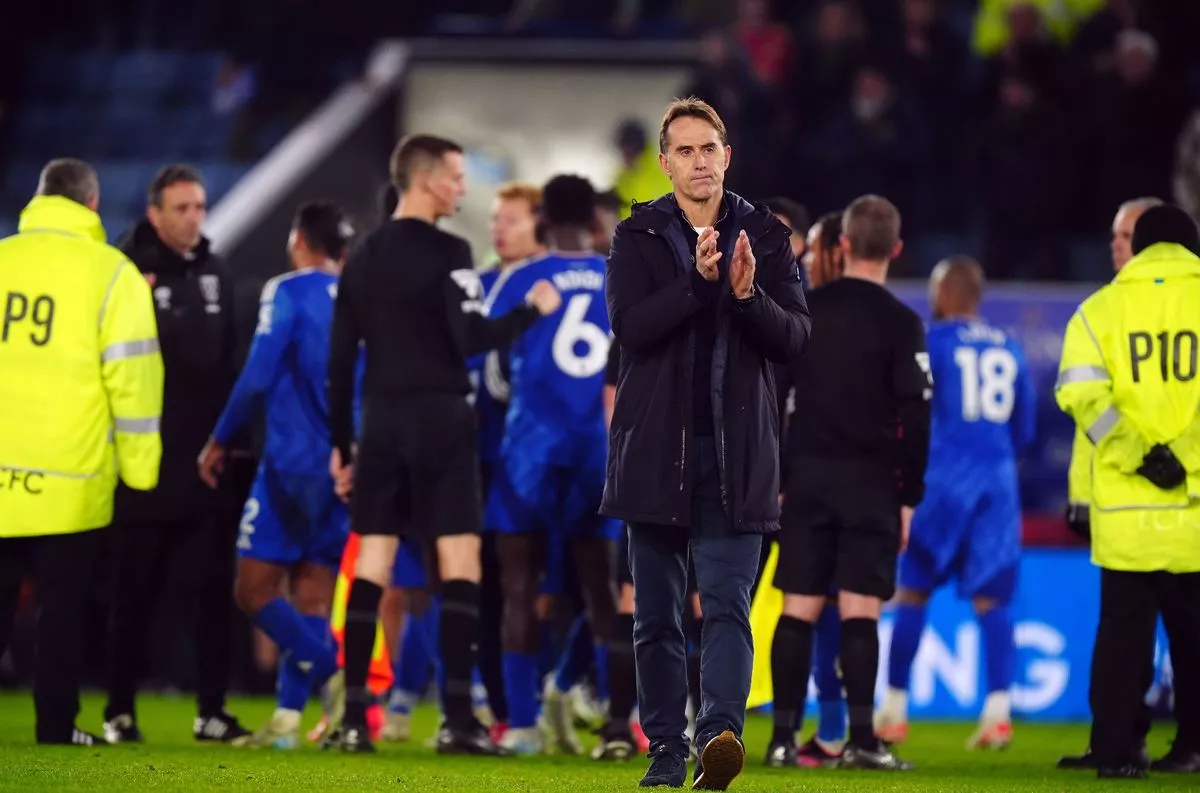 Julen Lopetegui is fighting to save himself at Westham ( Image: PA)