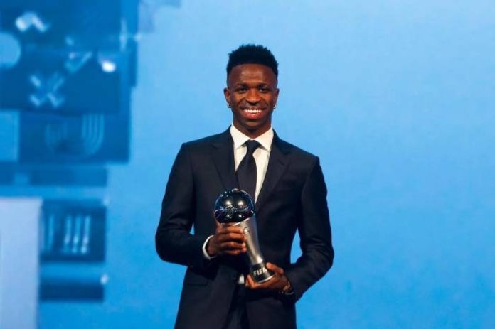 Brazilian forward Vinicius Junior wins FIFA Best Men’s Player