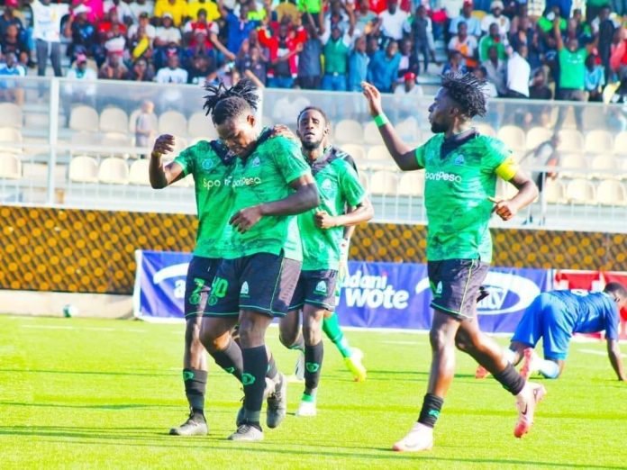 Defending champions Gor Mahia survived a spirited late surge from FC Talanta to claim a 3-2 victory.First half goals from Sylvester, Austin and Chris secured the vital win