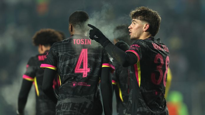 Chelsea confirmed their spot in the last 16 of the Conference League by beating Astana 3-1 in bitterly cold conditions.