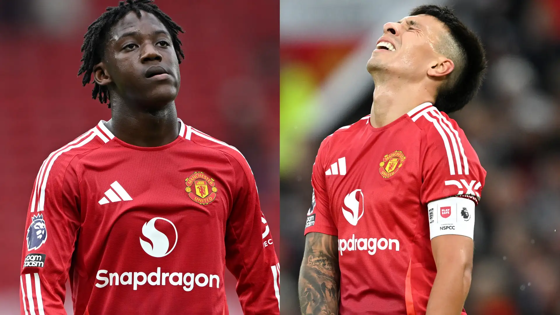 Kobbie Mainoo and Lisandro Martinez SUSPENDED for Man Utd's clash with Arsenal following successive bookings