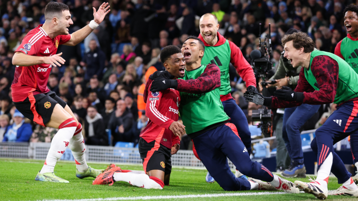 Marcus Rashford congratulated his Manchester United team-mates after the Manchester derby