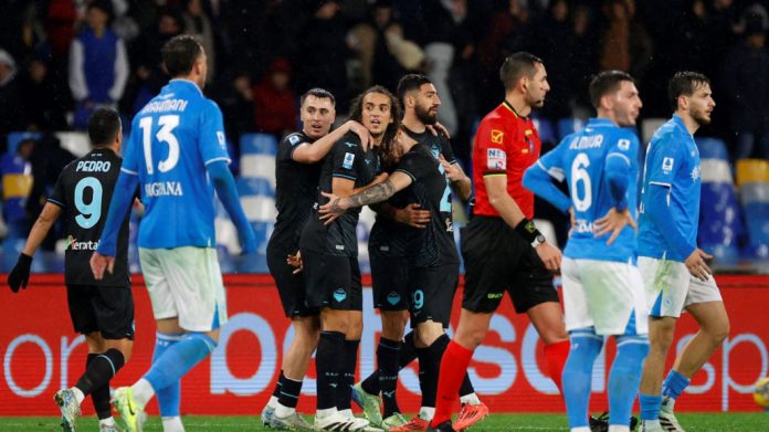 Napoli missed the chance to return to the Serie A summit after a 1-0 defeat by Lazio at Stadio Diego Armando Maradona, with Gustav Isaksen scoring a fine goal to win the game.