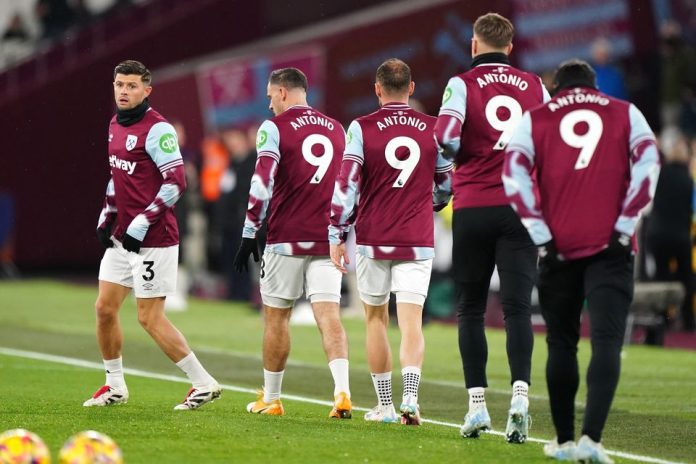 Every player wore Antonio's name and numberCredit: Reuters