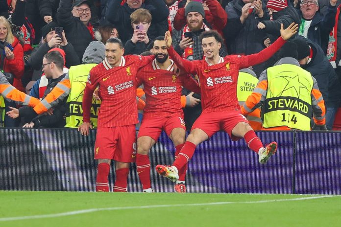 Liverpool have won all their matches in Champions League this season ,that scintillating performance leaves them at the top of the pile: Photo by James Gill - Danehouse/Getty Images