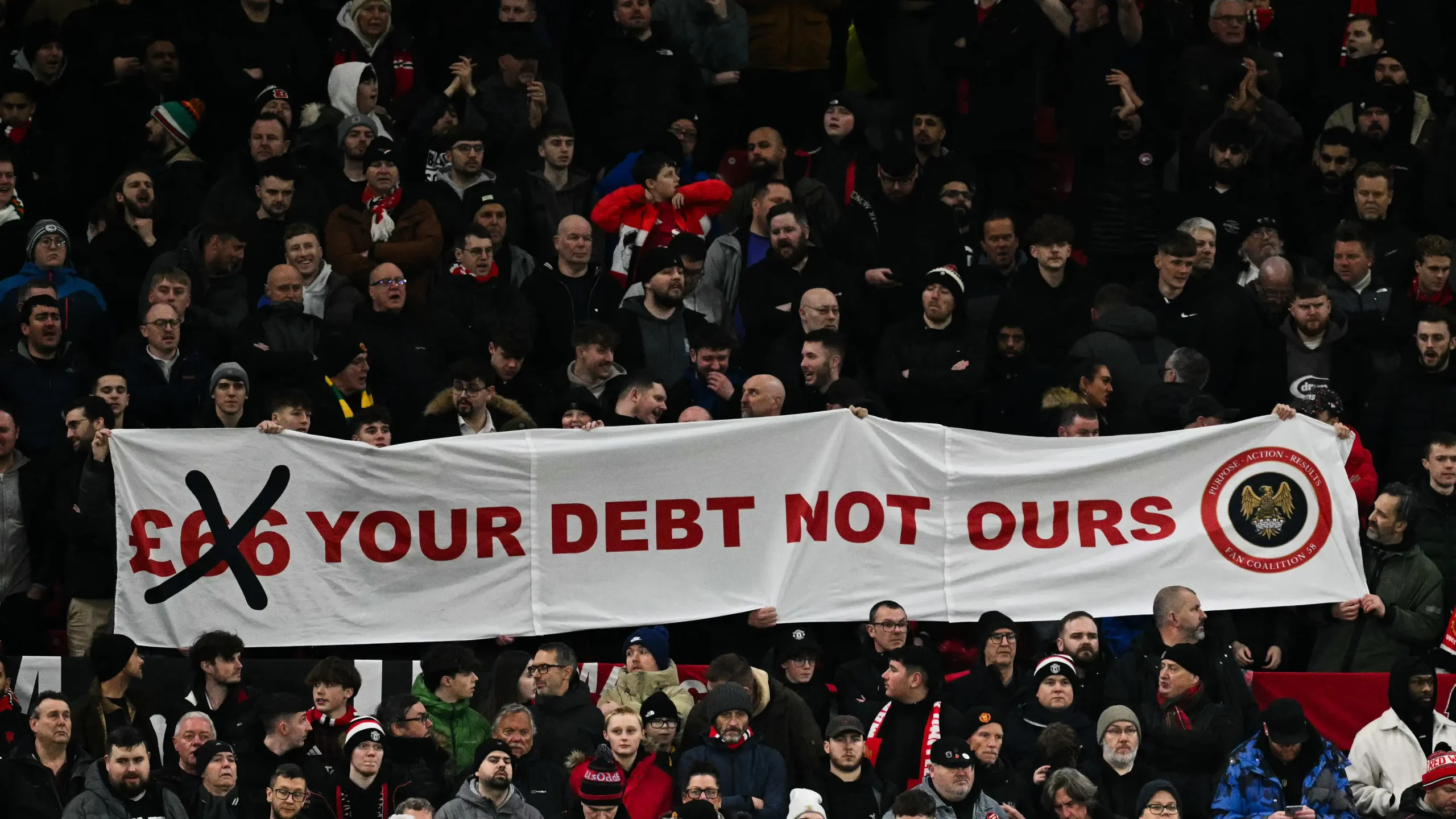 Manchester United fans confronted Sir Jim Ratcliffe, the club’s co-owner, outside Craven Cottage following their match against Fulham. Fans voiced frustrations over rising ticket prices and the club’s recent cost-cutting measures, which have sparked widespread discontent.-GettyImages