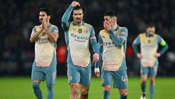 After 4-2 collapse against PSG, Manchester City has to win its last group game against Club Brugge to stand any chance of progression.-gettyimages