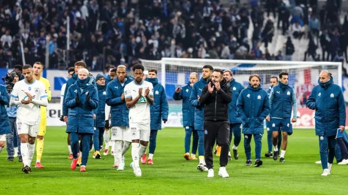 Marseille were knocked out of the French Cup on penalties by Lille © Christophe SIMON / AFP