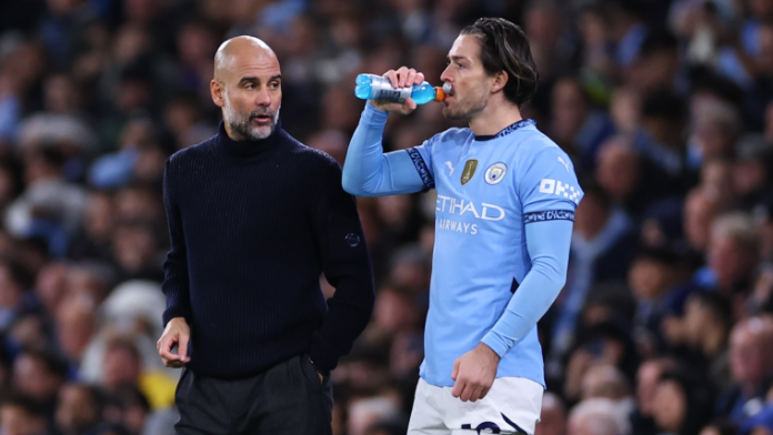 Jack Grealish has started just six Premier League games this season and not scored for Manchester City in 12 months Credit: Oli Scarff/AFP via Getty Images