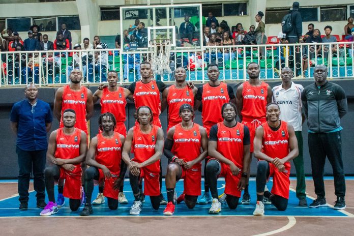 Kenya Morans team that will travel to Libya for the Afrobasket Qualifiers