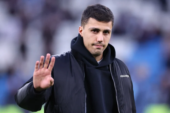 Man City midfielder Rodri could make a return to the team before the end of the season says Pep Guardiola (Getty Images)