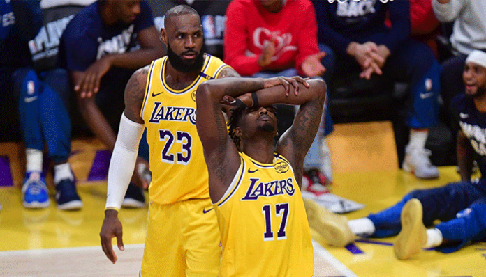 timberwolves knock out lakers