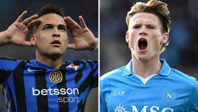 This season’s Serie A title could be decided by a historic playoff if Napoli lose and Inter beat Como, leaving both teams level on points. Credit: Getty Images