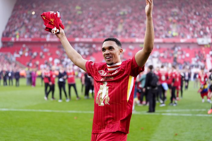 Trent Alexander-Arnold has announced he will leave Liverpool when his contract expires at the end of the season. Photograph: Peter Byrne/PA
