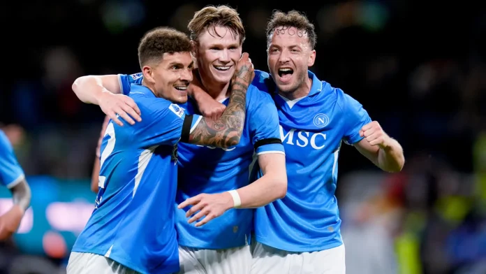 Scott Mc Tominay scored twice to hand Napoli victory over Torino in last game © Getty Images
