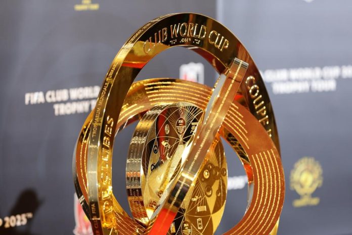 SAITAMA, JAPAN - MARCH 02: FIFA Club World Cup Trophy Tour Media Conference at Saitama Stadium on March 02, 2025 in Saitama, Japan. (Photo by J.LEAGUE/J.LEAGUE via Getty Images)