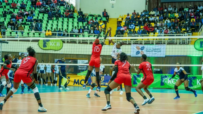 KCB Women’s Volleyball Team were crowned champions after stunning National League winners Kenya Pipeline 3-0