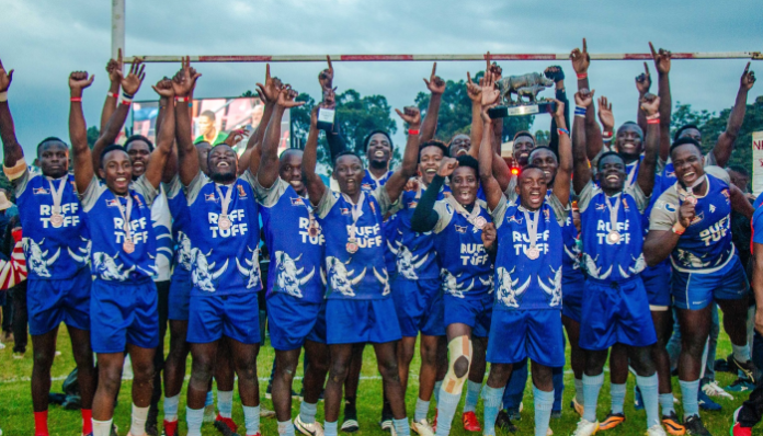 Strathmore Leos players celebrates past glory :Photo courtesy Leos F/B page